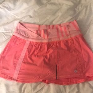 Lululemon Pink tennis skirt